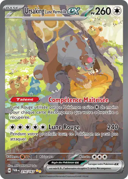 Ursaking Lune Merveille EX de Mascarade Crépusculaire - 216/167