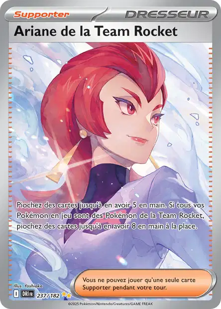 Carte alternative de Rivalités Destinées Ariane de la Team Rocket 237/182