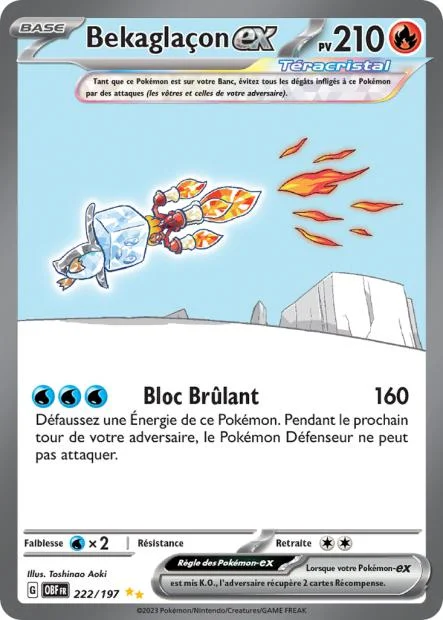 Carte Alternative Flammes Obsidiennes Bekaglacon 222/197
