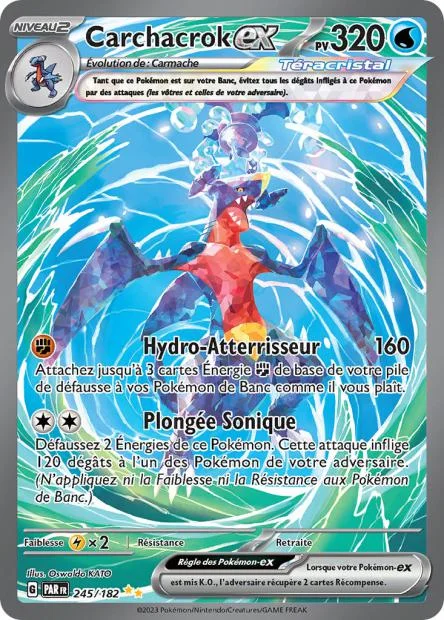Carte Alternative Faille Paradoxe Carchacrok EX - 245/182