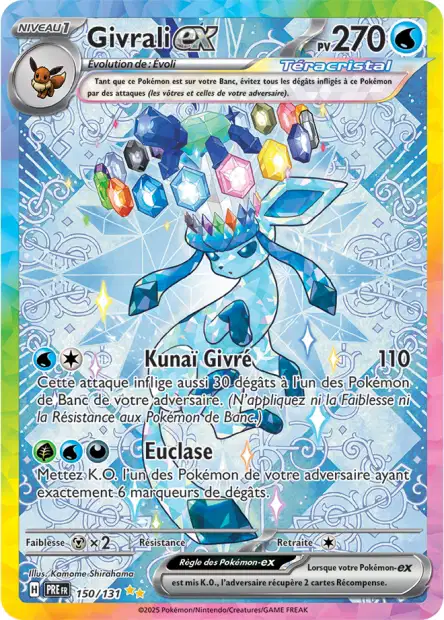 Carte alternative de Évolutions Prismatique Grivrali Ex - 150/131