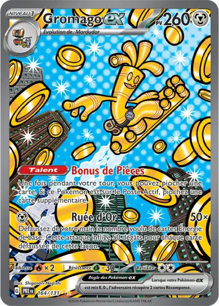 Carte alternative de Évolutions Prismatique Gromago Ex - 164/131