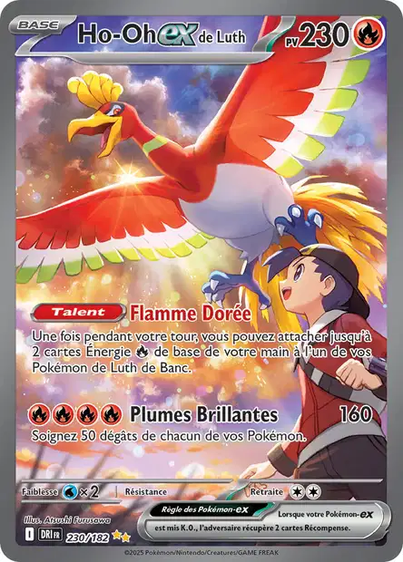 Carte alternative de Rivalités Destinées Ho-Oh ex de Luth - 230/182