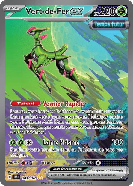 Carte Alternative de Force Temporelle Vert-de-fer - 203/162