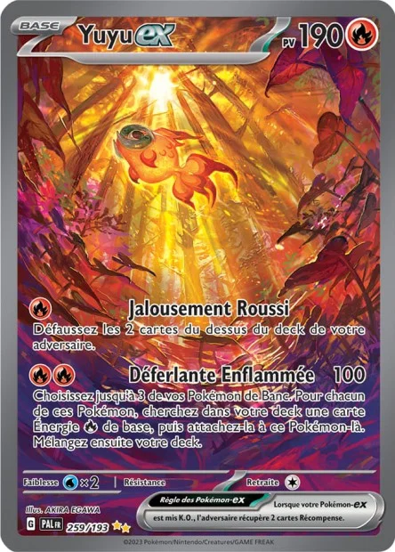 Carte Alternative Évolutions à Paldea Yuyu-Ex 259/193